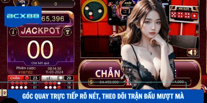 Góc quay trực tiếp rõ nét, theo dõi trận đấu mượt mà